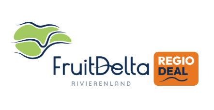 Logo van FruitDelta Rivierenland en de Regio Deal